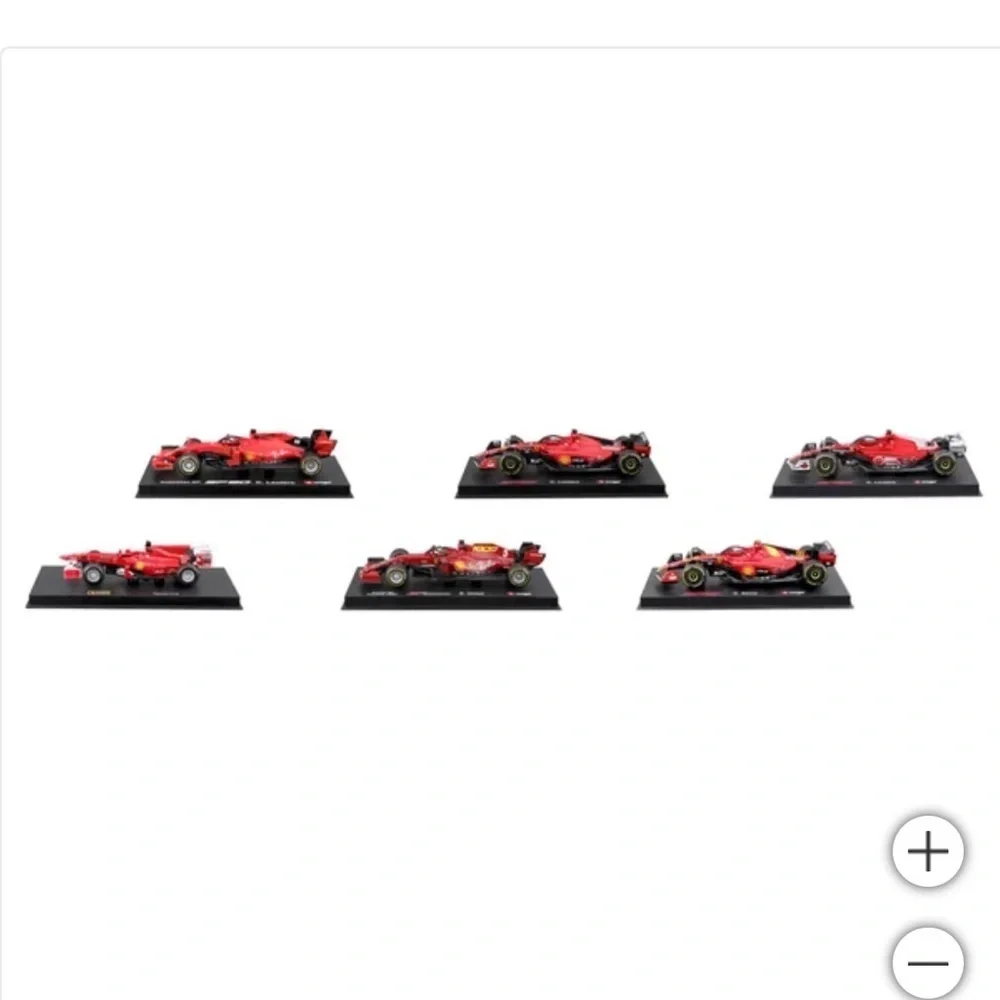 New Bburago 1:43 Ferrari Formula Racing Die-cast Model 6-pack